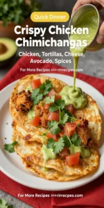 Crispy Chicken Chimichangas