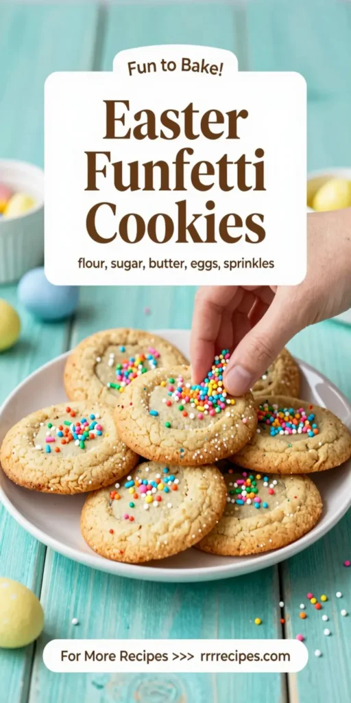Easter Funfetti Cookies
