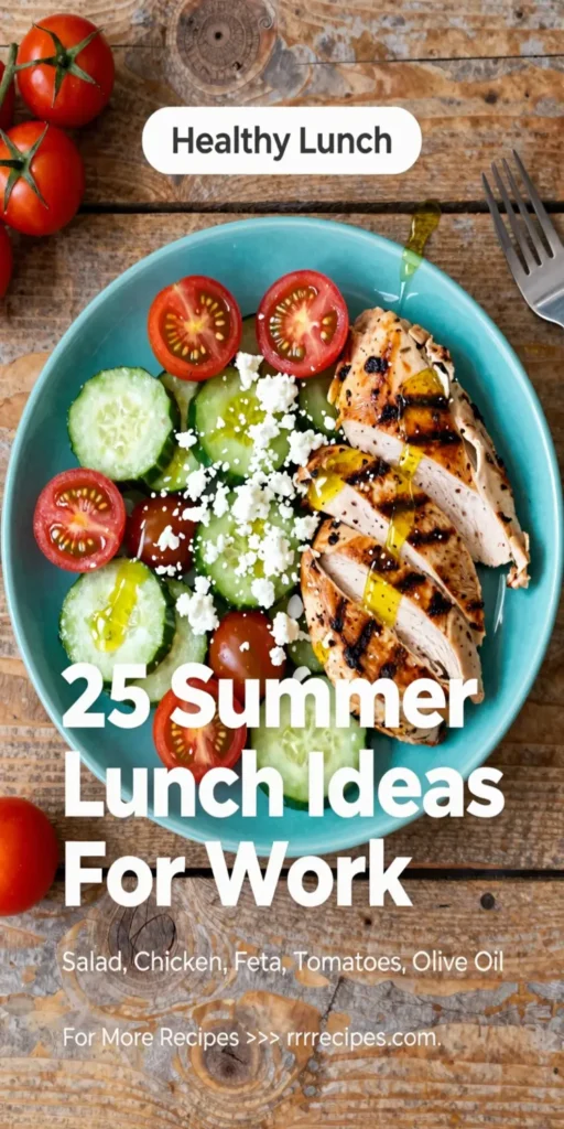25 Summer Lunch Ideas For Work