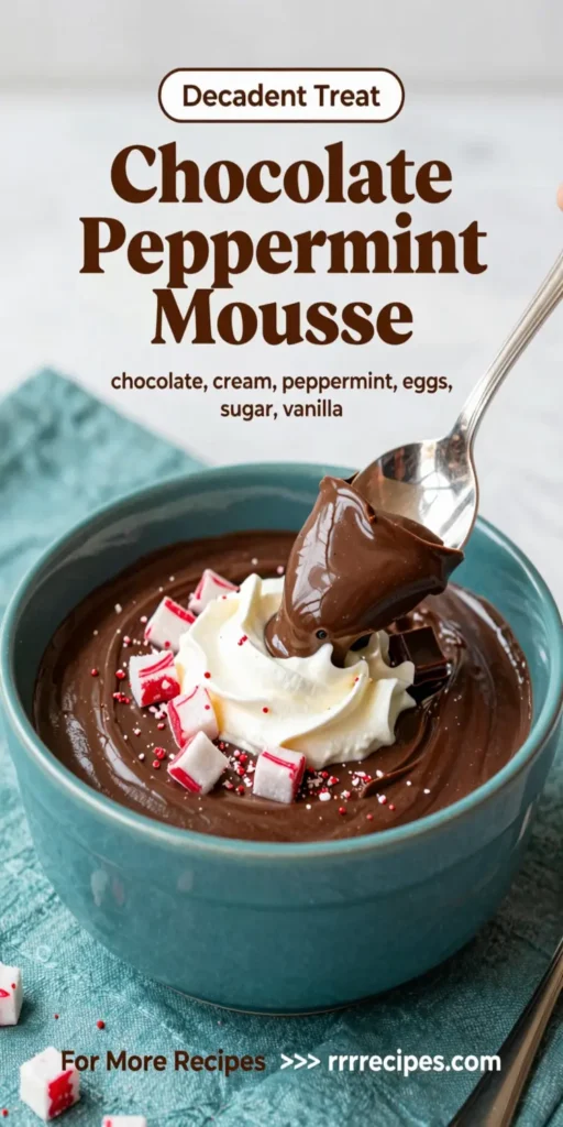 Chocolate Peppermint Mousse