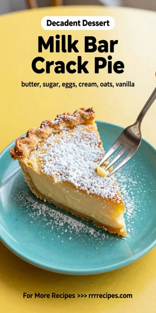 Milk Bar Crack Pie