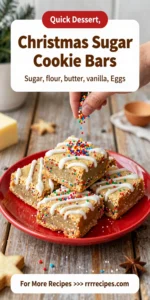 Christmas Sugar Cookie Bars