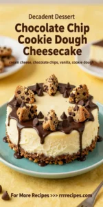 Chocolate Chip Cookie Dough Cheesecake