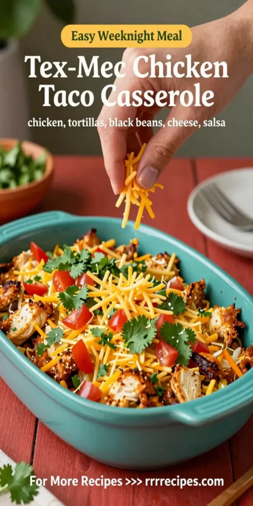 Tex-Mex Chicken Taco Casserole