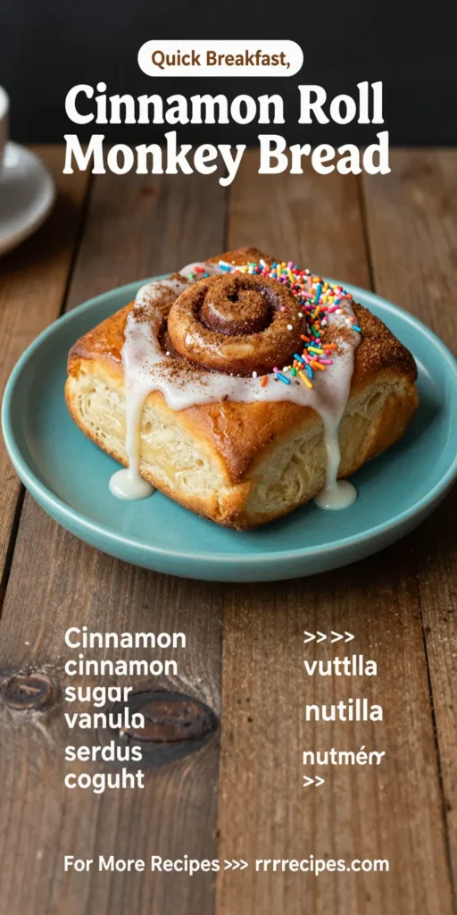 Cinnamon Roll Monkey Bread