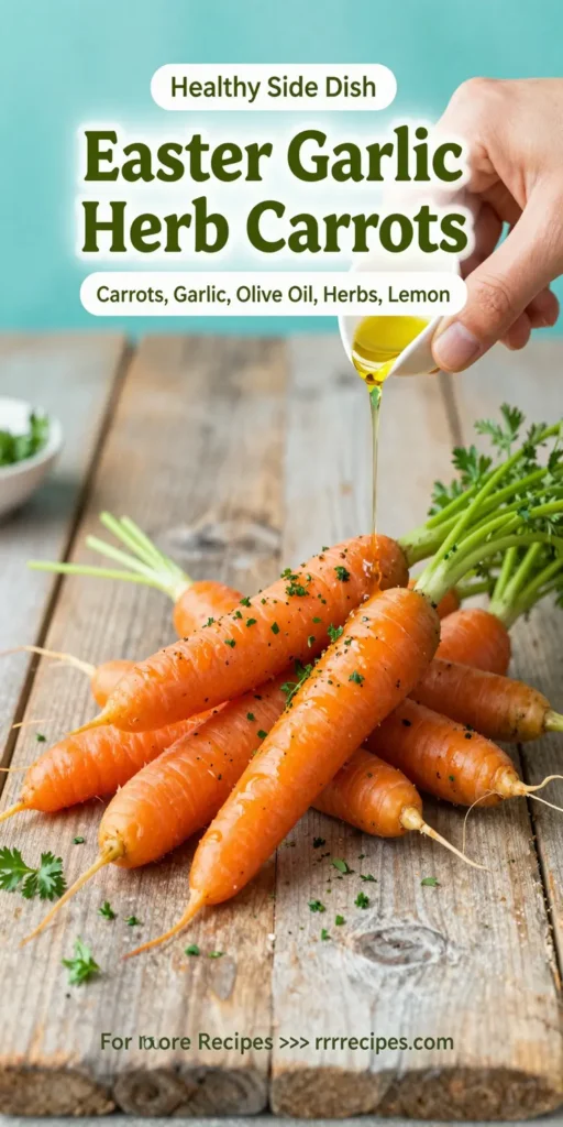 Easter Garlic Herb Carrots