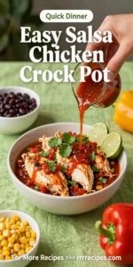 Easy Salsa Chicken Crock Pot