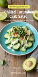 Chilled Cucumber Crab Salad