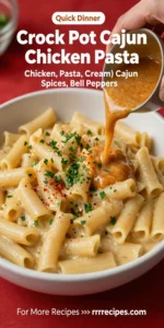 Crock Pot Cajun Chicken Pasta