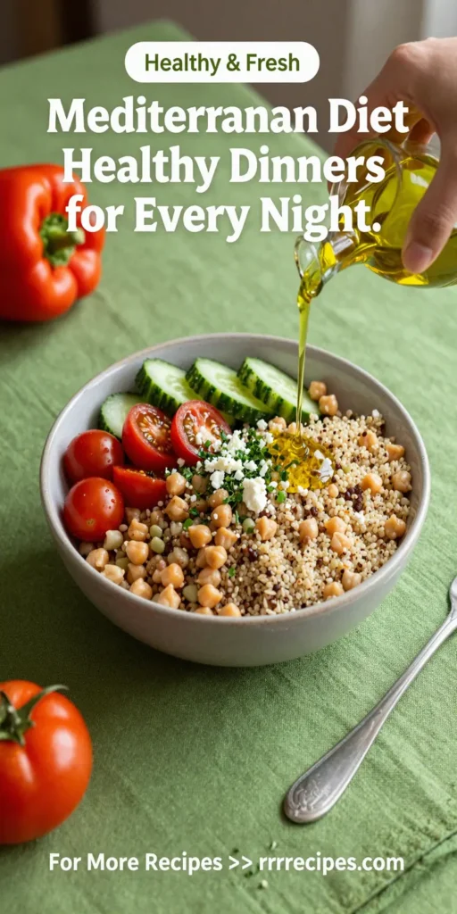 Mediterranean Diet Healthy Dinners for Every Night