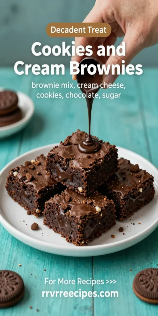 Cookies and Cream Brownies