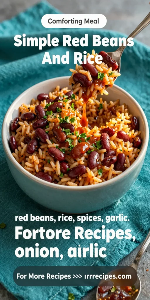 Simple Red Beans And Rice