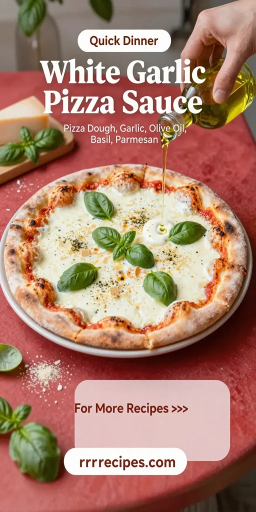 White Garlic Pizza Sauce