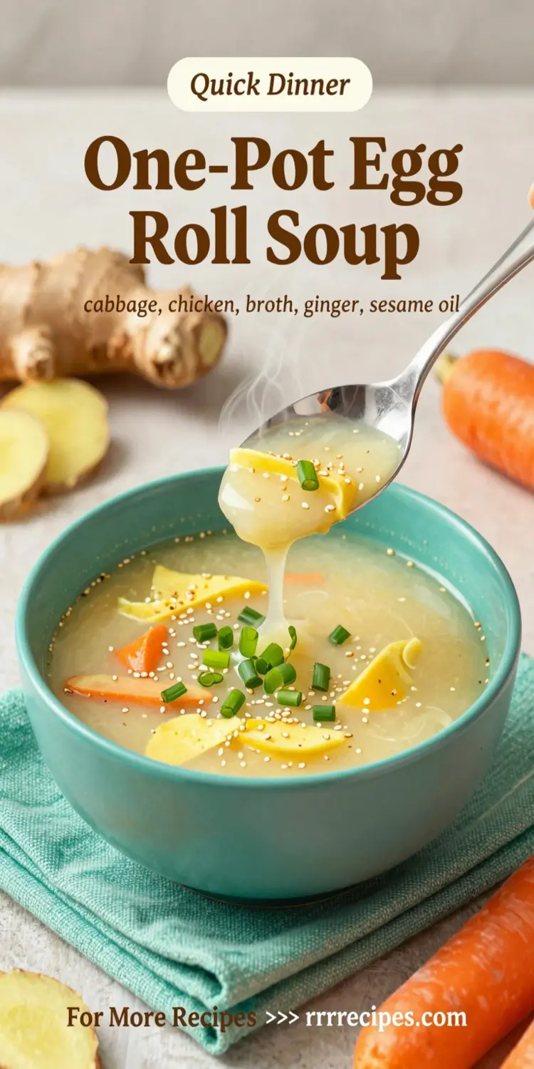 One-Pot Egg Roll Soup