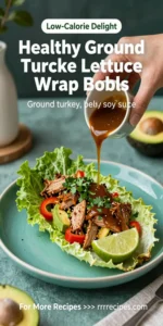 Healthy Ground Turkey Lettuce Wrap Bowls