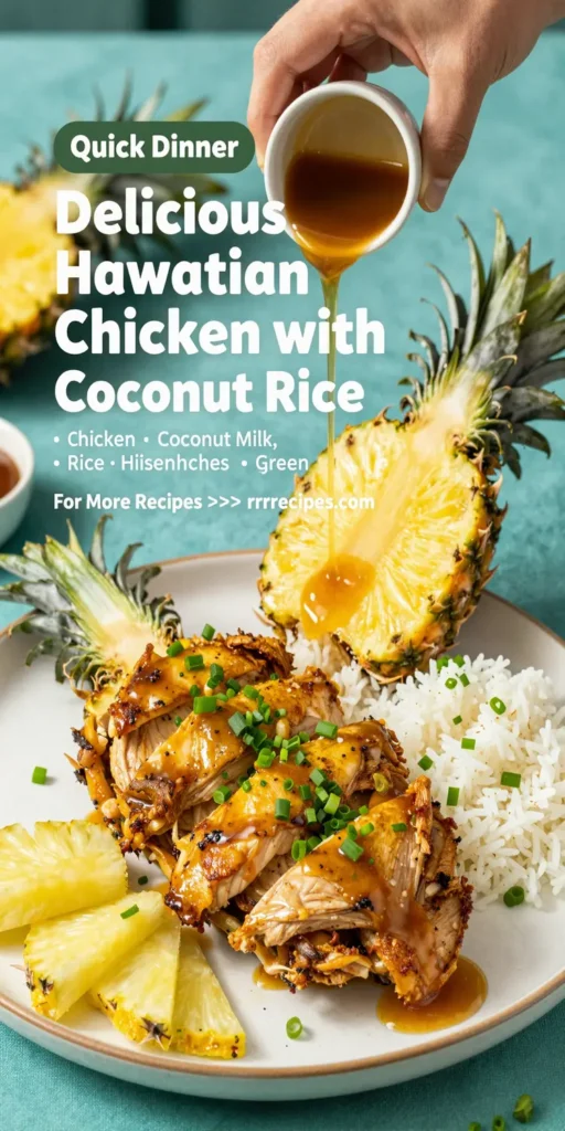 Delicious Hawaiian Chicken with Coconut Rice