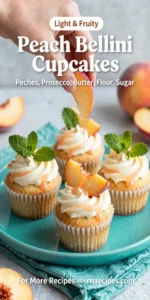 Peach Bellini Cupcakes