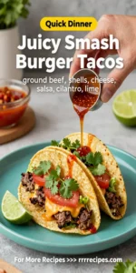 Juicy Smash Burger Tacos