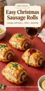 Easy Christmas Sausage Rolls