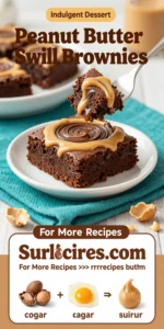 Peanut Butter Swirl Brownies