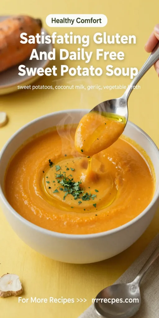 Satisfying Gluten And Dairy Free Sweet Potato Soup