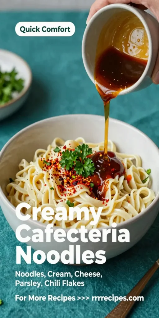 Creamy Cafeteria Noodles