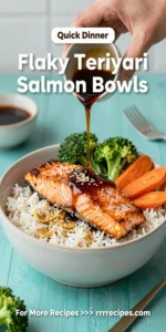 Flaky Teriyaki Salmon Bowls