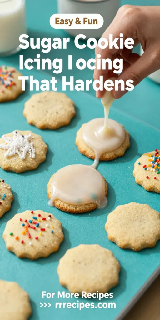 Sugar Cookie Icing That Hardens