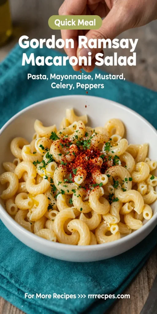Gordon Ramsay Macaroni Salad