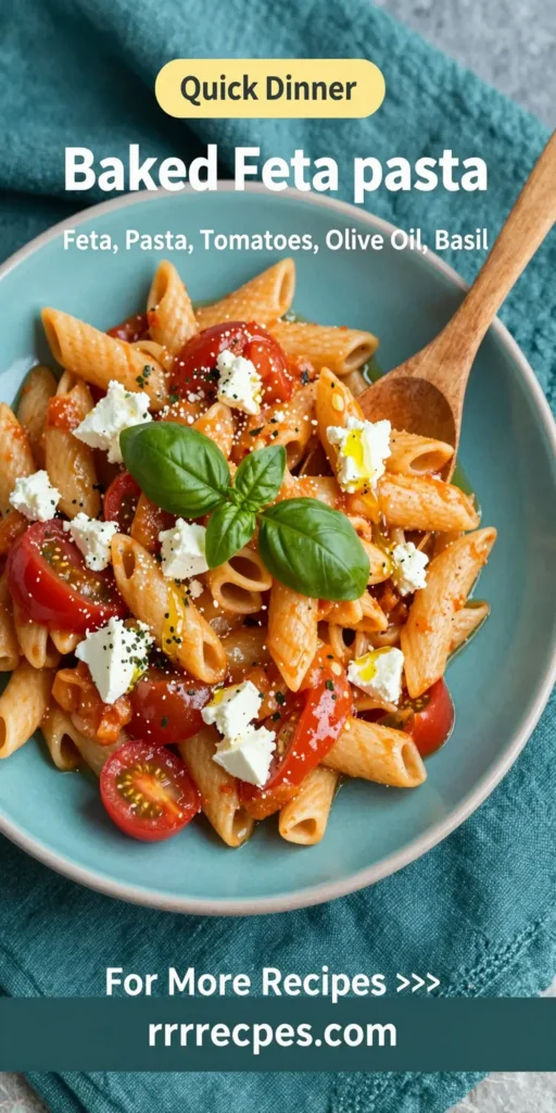 Baked Feta Pasta