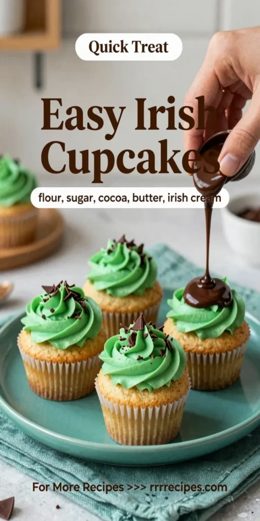 Easy Irish Cupcakes