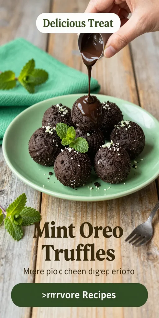 Mint Oreo Truffles