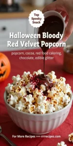 Halloween Bloody Red Velvet Popcorn