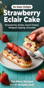 Strawberry Eclair Cake