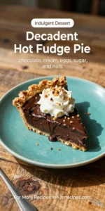 Decadent Hot Fudge Pie