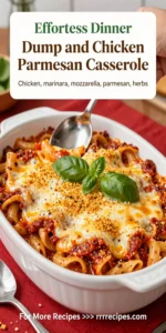 Dump and Bake Chicken Parmesan Casserole