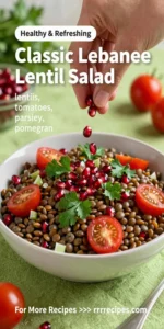 Classic Lebanese Lentil Salad