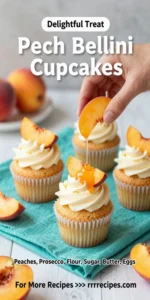Peach Bellini Cupcakes