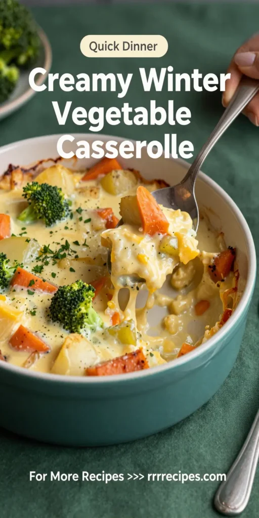 Creamy Winter Vegetable Casserole