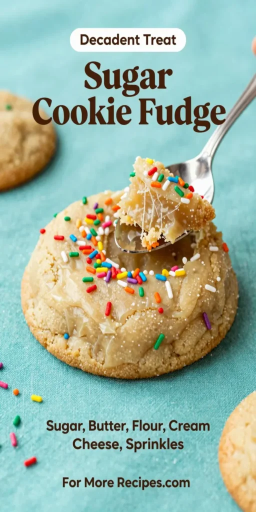 Sugar Cookie Fudge