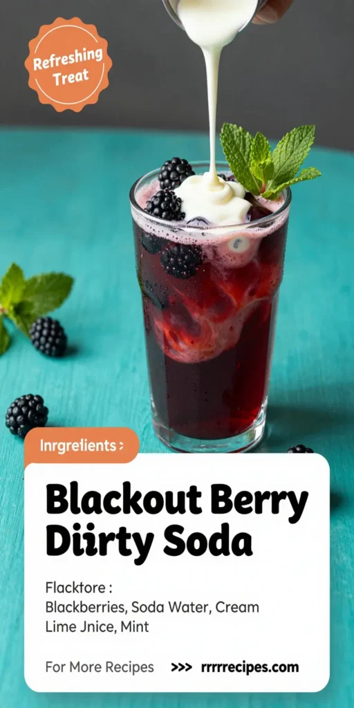 Blackout Berry Dirty Soda