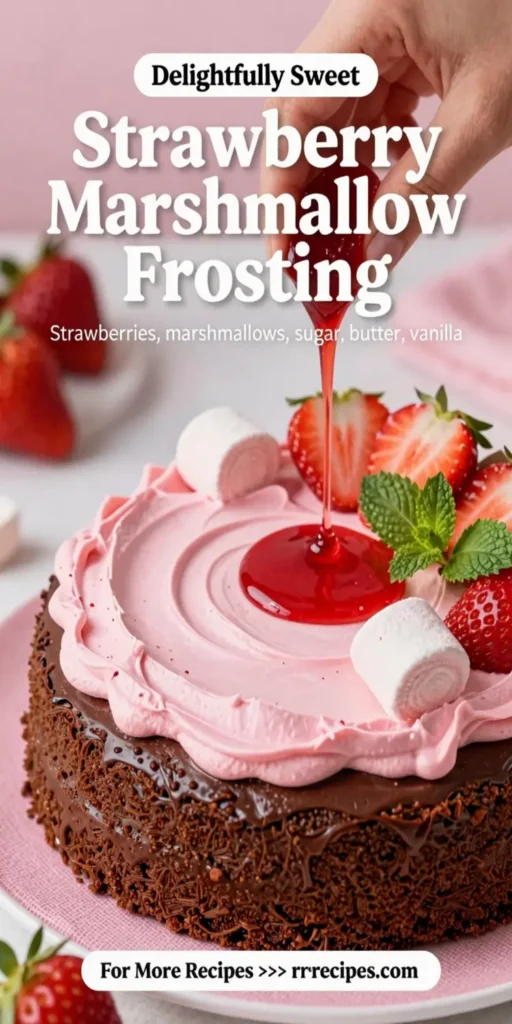 Strawberry Marshmallow Frosting