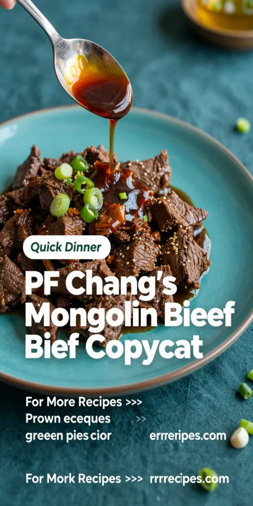 PF Chang's Mongolian Beef Copycat