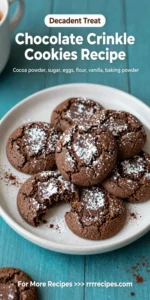 Chocolate Crinkle Cookies Recipe