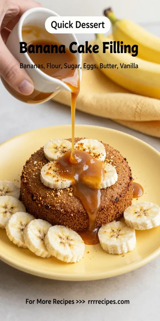 Banana Cake Filling