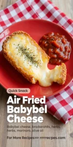 Air Fried Babybel Cheese