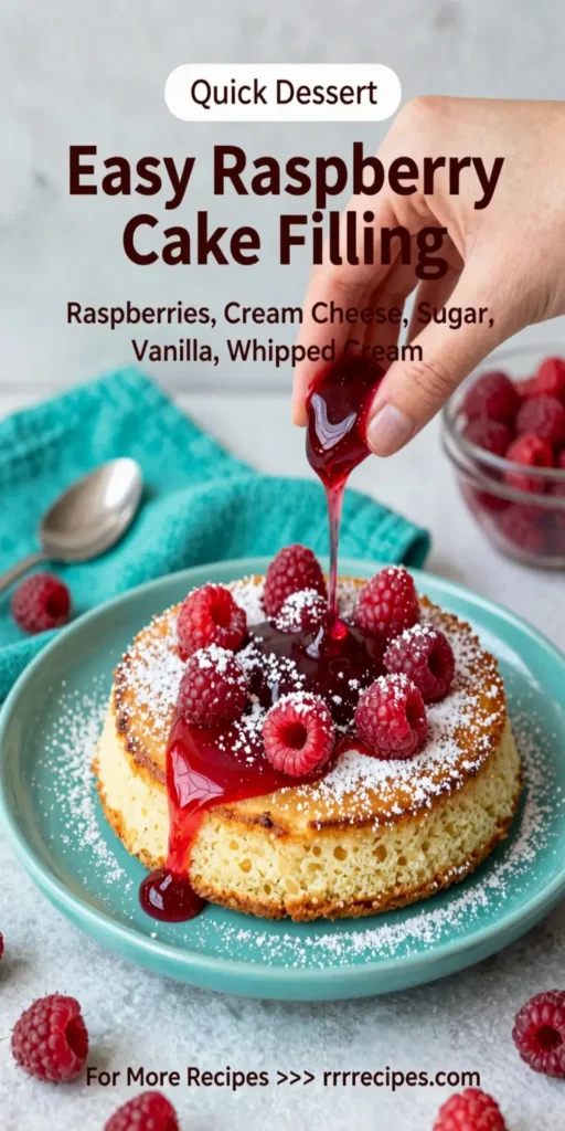 Easy Raspberry Cake Filling