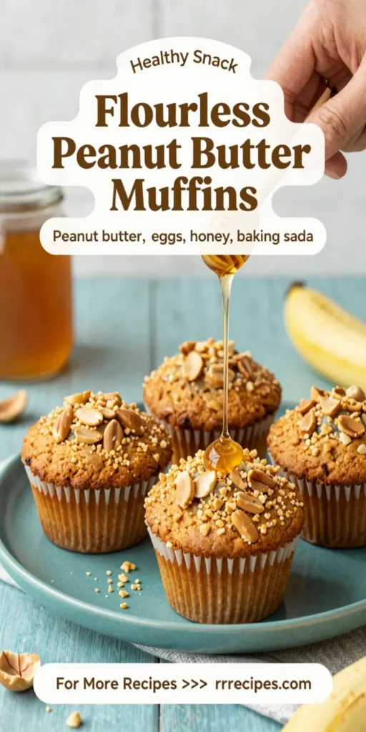 Flourless Peanut Butter Muffins