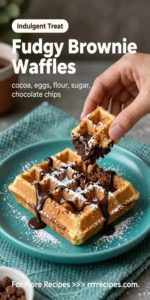Fudgy Brownie Waffles
