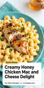 Creamy Honey Pepper Chicken Mac and Cheese Delight